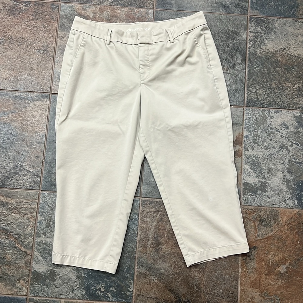 Dockers Cream Chinos Straight-Leg Pants